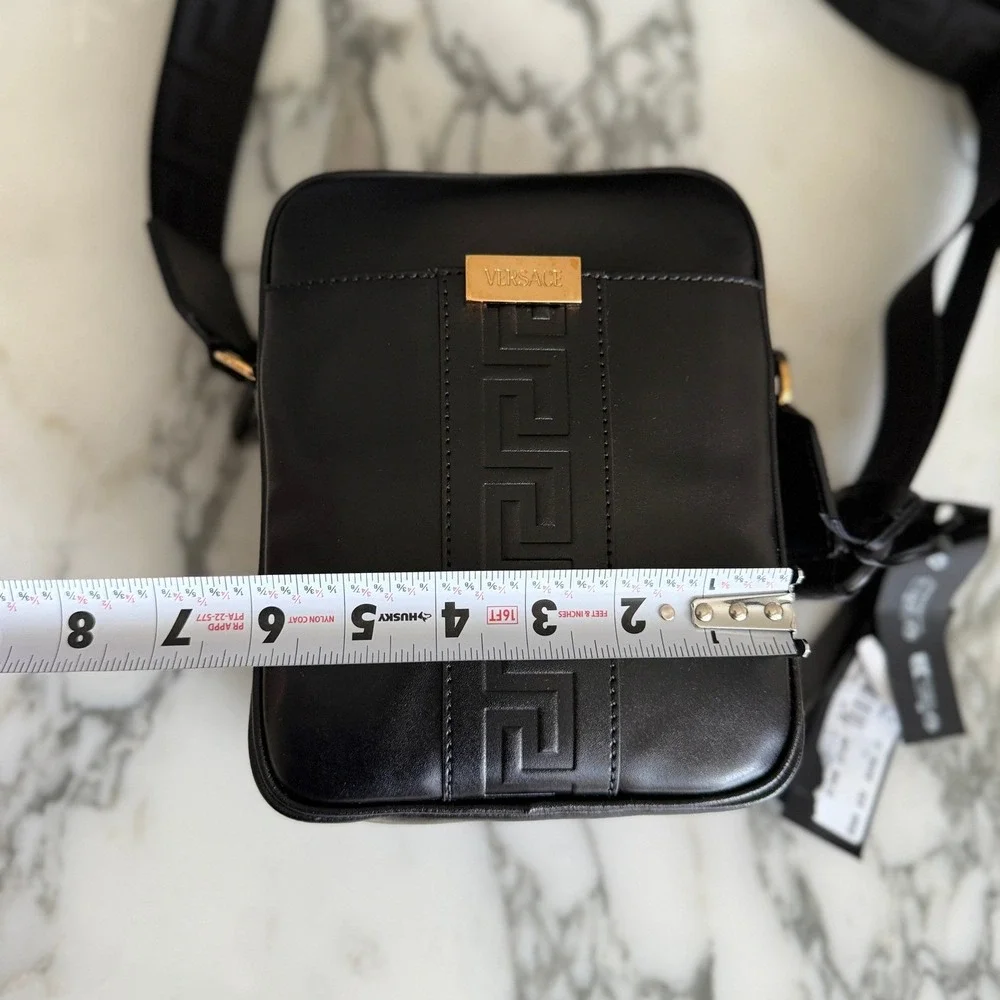 Versace greca embossed